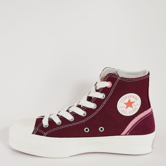 Converse CTAS Lift Hi Deep Bordeaux/Egret Women's Platform Sneakers A07114C NWT - Picture 3 of 6